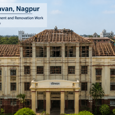 Roof replacement and renovation work at public building Ravibhavan, Nagpur