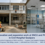 Renovation and expansion work at SNCU and PICU in Civil Hospital Goalpara district, Assam.