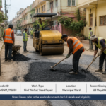 Road repair and civil maintenance work in Kurla L Ward under Chandivali Vidhansabha civil works tender