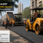 Urban road maintenance works in progress in Chandivali Vidhansabha, KURLA L WARD Mumbai, representing civil works tender project by Maharashtra government