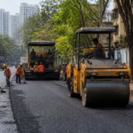 Road maintenance work at Chandivali Vidhansabha beat no.159 in Kurla L Ward, Mumbai under Maharashtra government civil works tender.