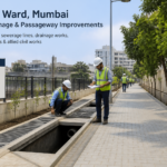 Urban drainage channel and passage improvements in Mumbai’s K West Ward by municipal authority