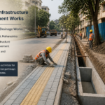 Improvement works on urban pathways and drainage system in Malad East, Mumbai infrastructure project