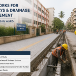 Urban civil works on pathways and drainage systems in Malad East, Mumbai, under government tender