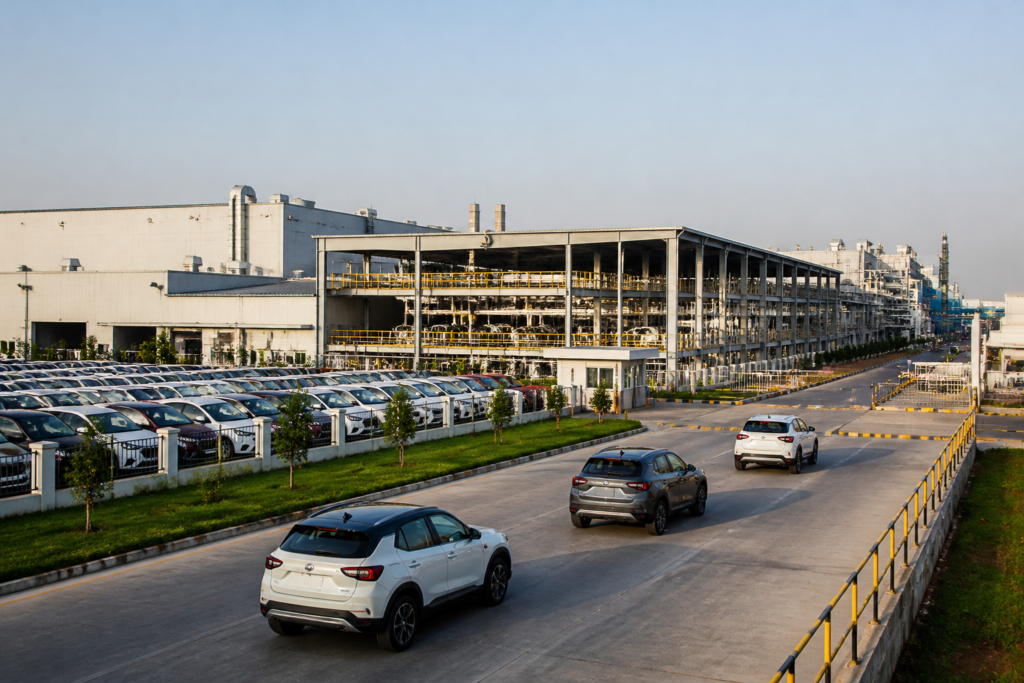Hyundai Pune plant expansion and vehicle manufacturing facility in Maharashtra