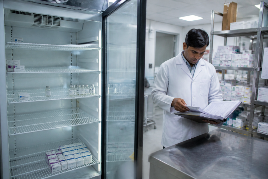 Delhi cancer hospital drug theft investigation at a hospital pharmacy