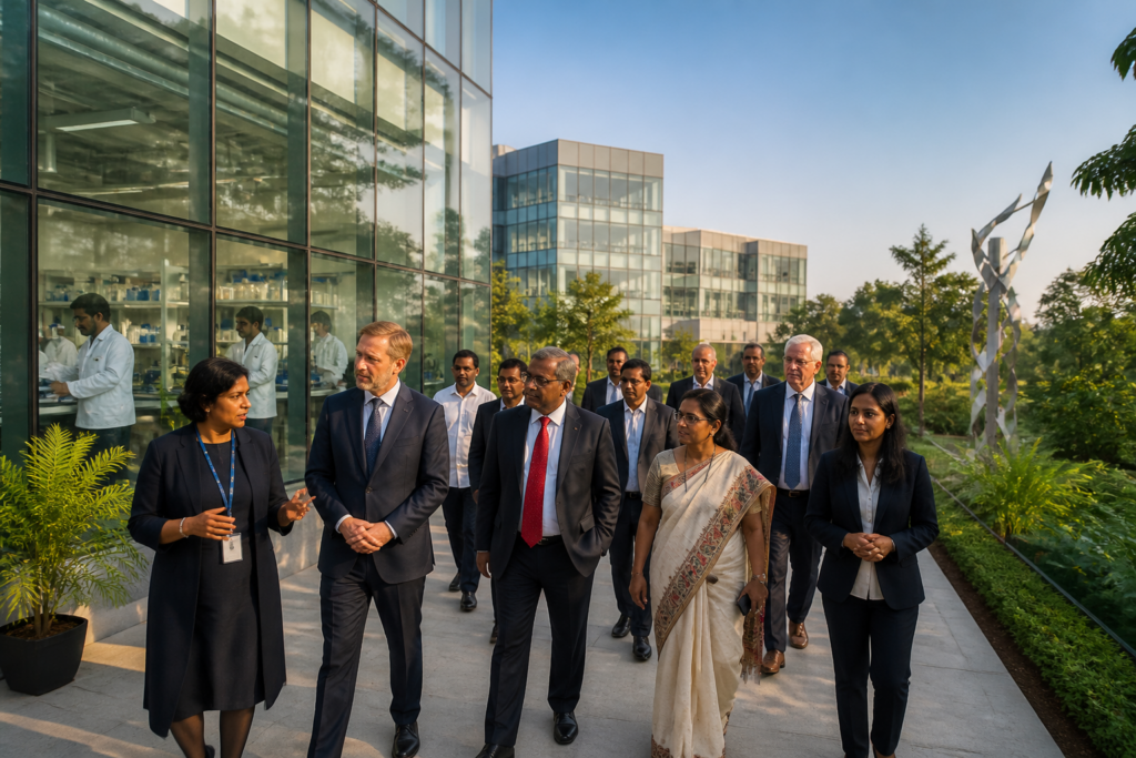 Liverpool Hyderabad partnership delegation visiting Hyderabad’s life sciences and innovation ecosystem