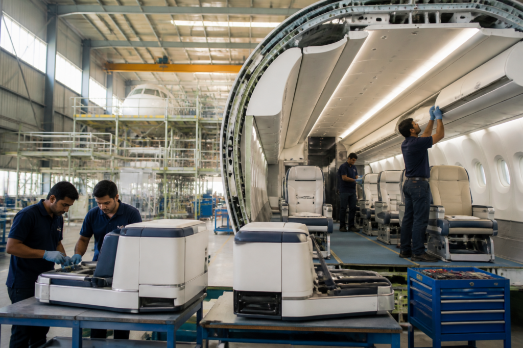 Aircraft cabin excellence centre planned at GMR Aero Technic’s Hyderabad facility