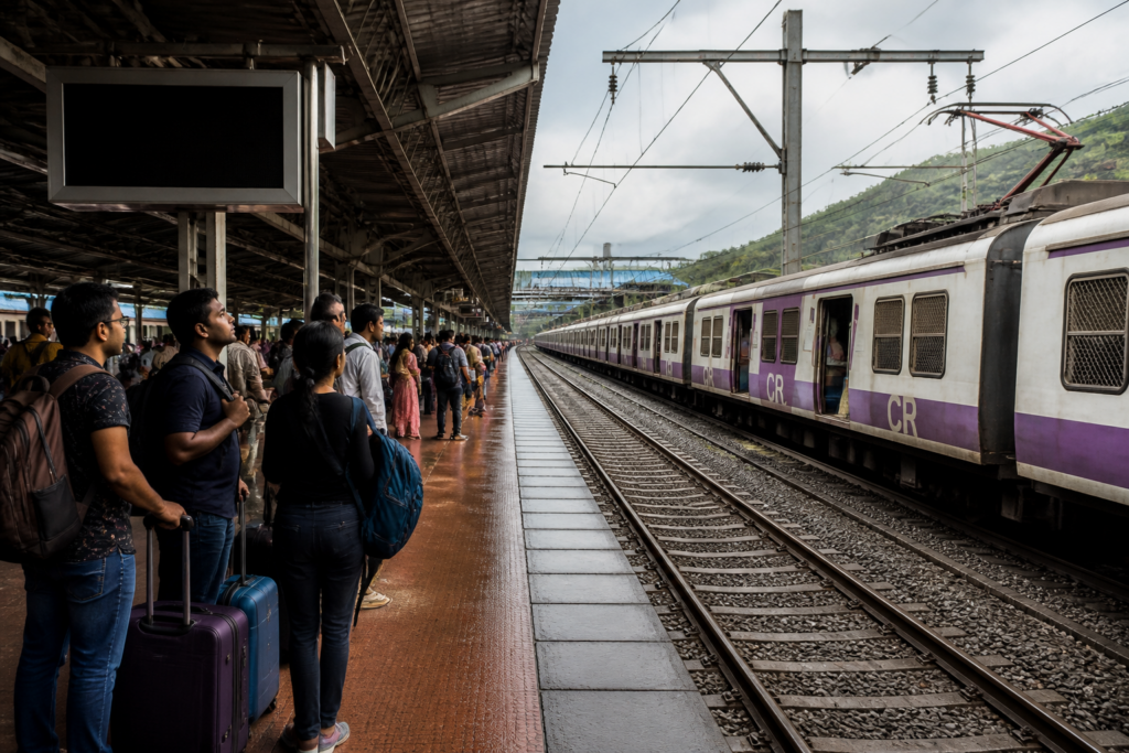 Kasara railway block disrupting long-distance train operations near Pune