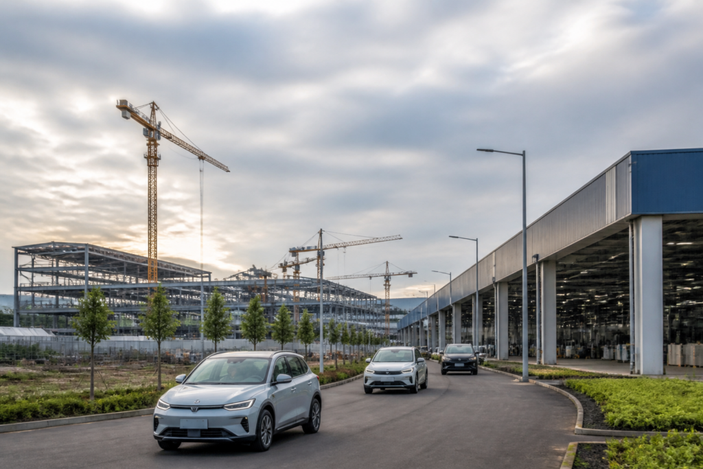 Hyundai Pune plant expansion at the Talegaon automotive manufacturing facility in Maharashtra