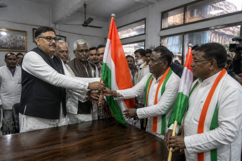 Congress joining ahead of KMC elections in Kolkata with former municipal representatives