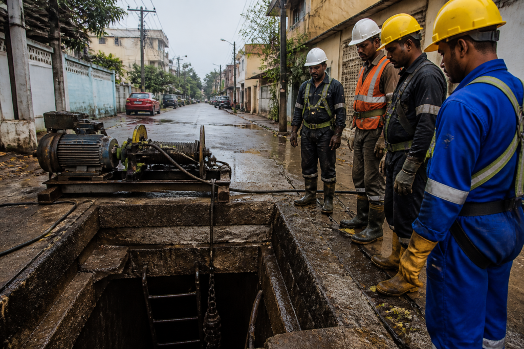 Chennai stormwater drain workers’ safety highlighted after deaths in Kodungaiyur