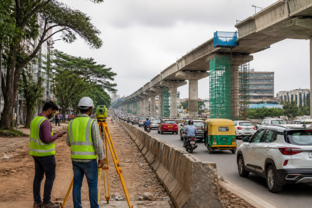 Mehkri-Hebbal corridor project route near Bengaluru’s Mehkri Circle and Hebbal