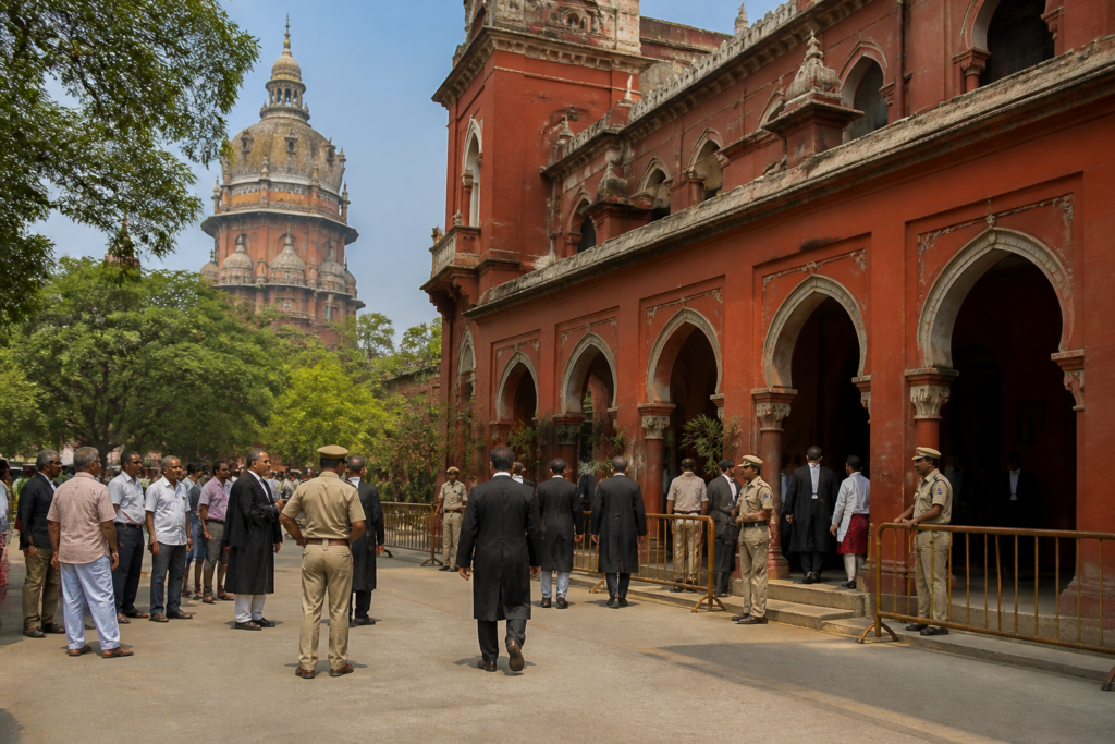 Madras High Court hearing on RSS rally permission in Tamil Nadu
