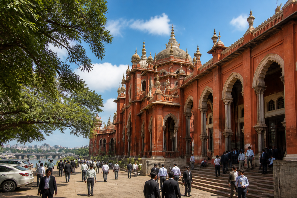 Madras High Court building linked to the Velu lookout notice case