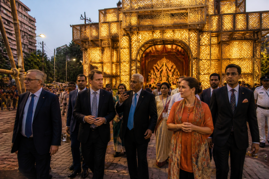 West Bengal investment opportunities discussed during a Kolkata Durga Puja diplomatic visit