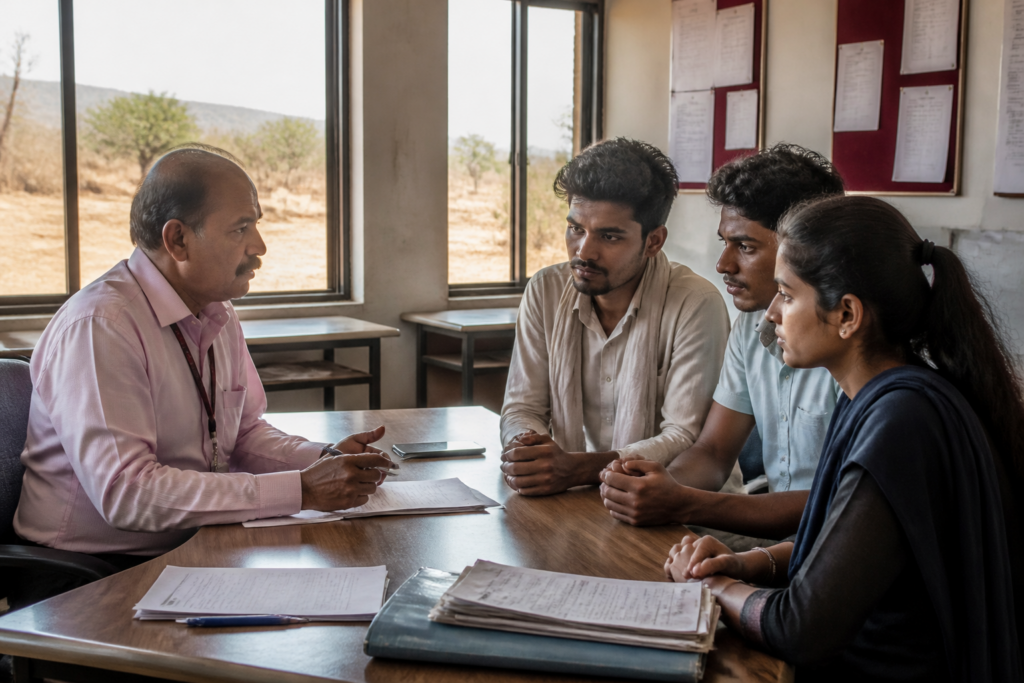 Maharashtra drought students receiving support for an exam fee waiver