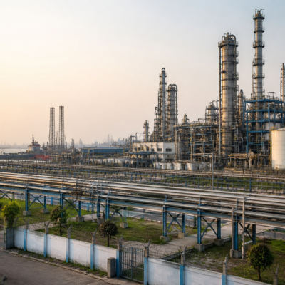 Haldia chemical complex and industrial infrastructure in West Bengal