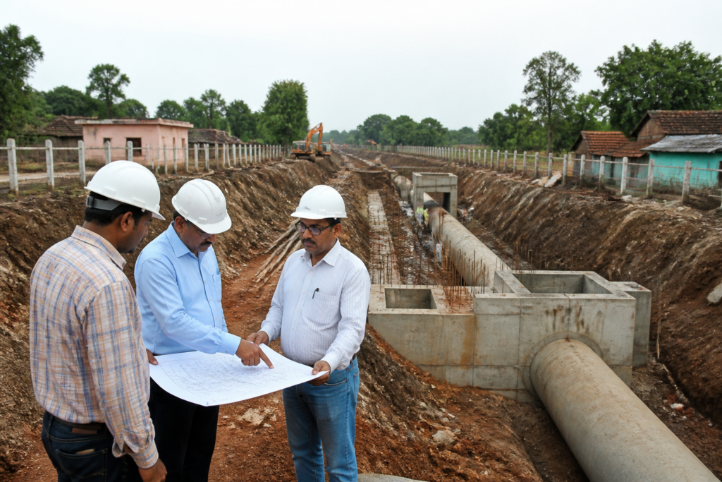 Jharkhand engineers linked to a canal infrastructure project amid an alleged dispute with a local MLA