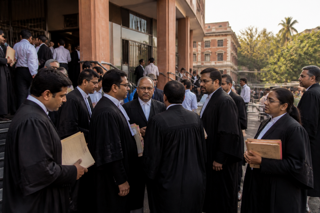 Gujarat labour court strike by lawyers at Ahmedabad’s labour court