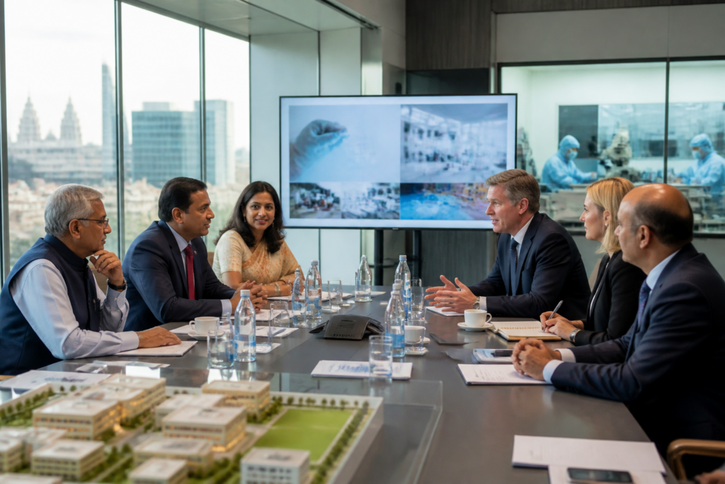 Hyderabad Liverpool partnership delegation meeting focused on innovation and healthcare cooperation