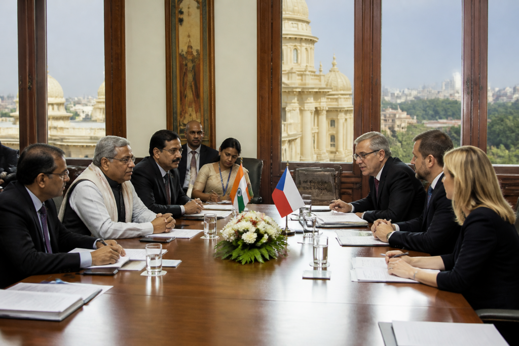 Czech investment in Karnataka discussed at Vidhana Soudha in Bengaluru