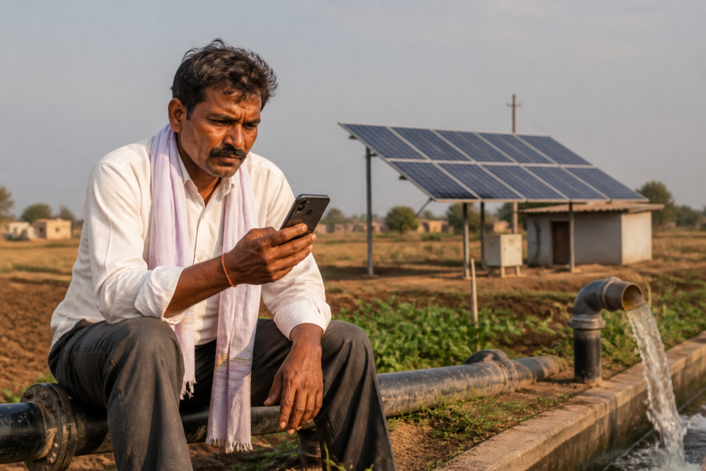Solar pump fraud alert involving farmers applying for the KUSUM scheme in Indapur