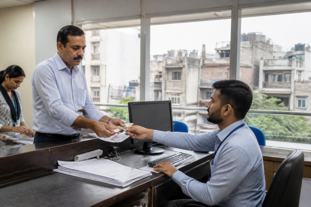 SUNIYO 2.0 property tax notice and MCD civic office in Delhi