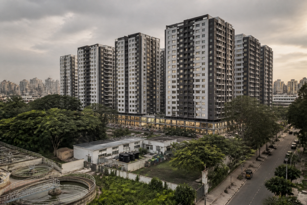 Shubh Gateway environmental clearance case involving occupied towers in Viman Nagar, Pune