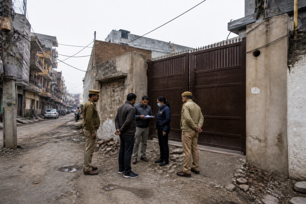 Delhi pollution units near mixed residential and industrial neighbourhoods in east Delhi
