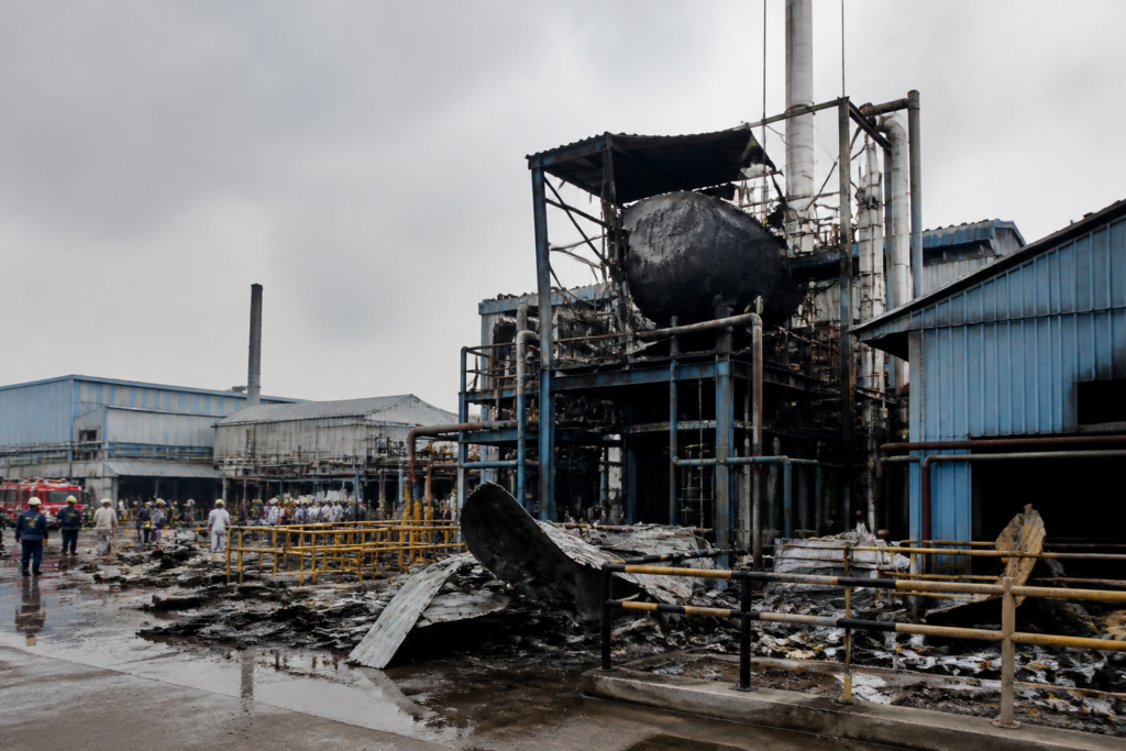 Boiler blast at a chemical factory in Bengaluru's Attibele Industrial Area