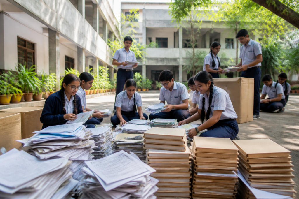 Made@gain Bengaluru notebooks made from collected school paper