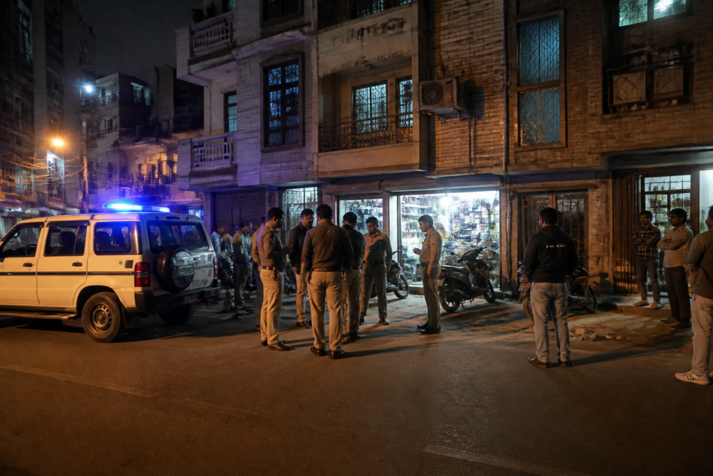 Police investigation after East Delhi shootings in a residential neighbourhood