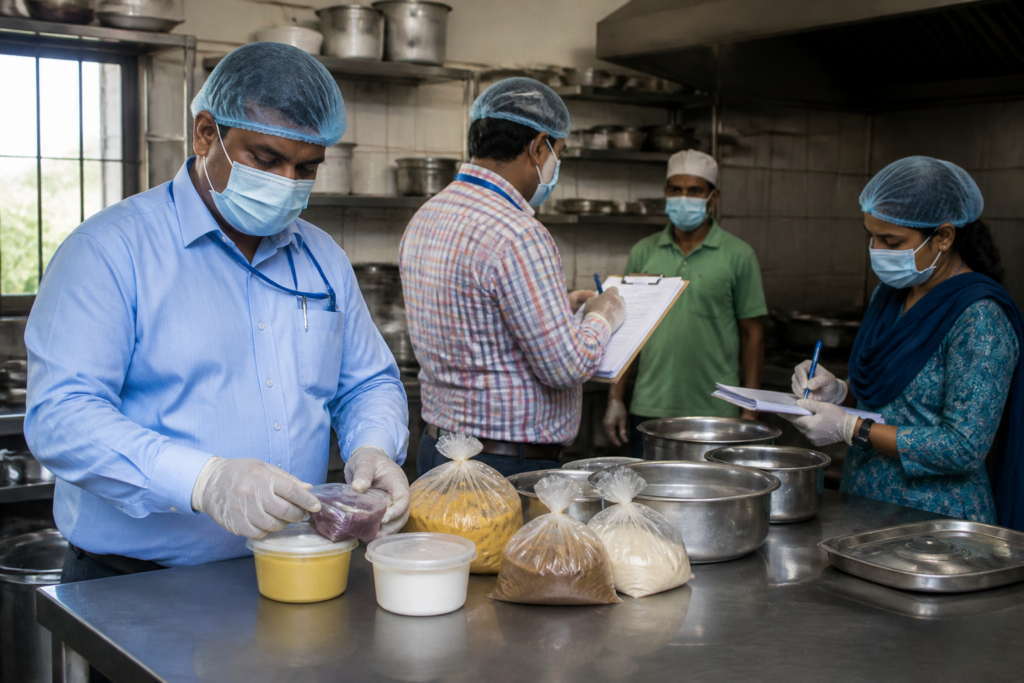 Narsapur food poisoning inquiry involving food safety officials in Telangana