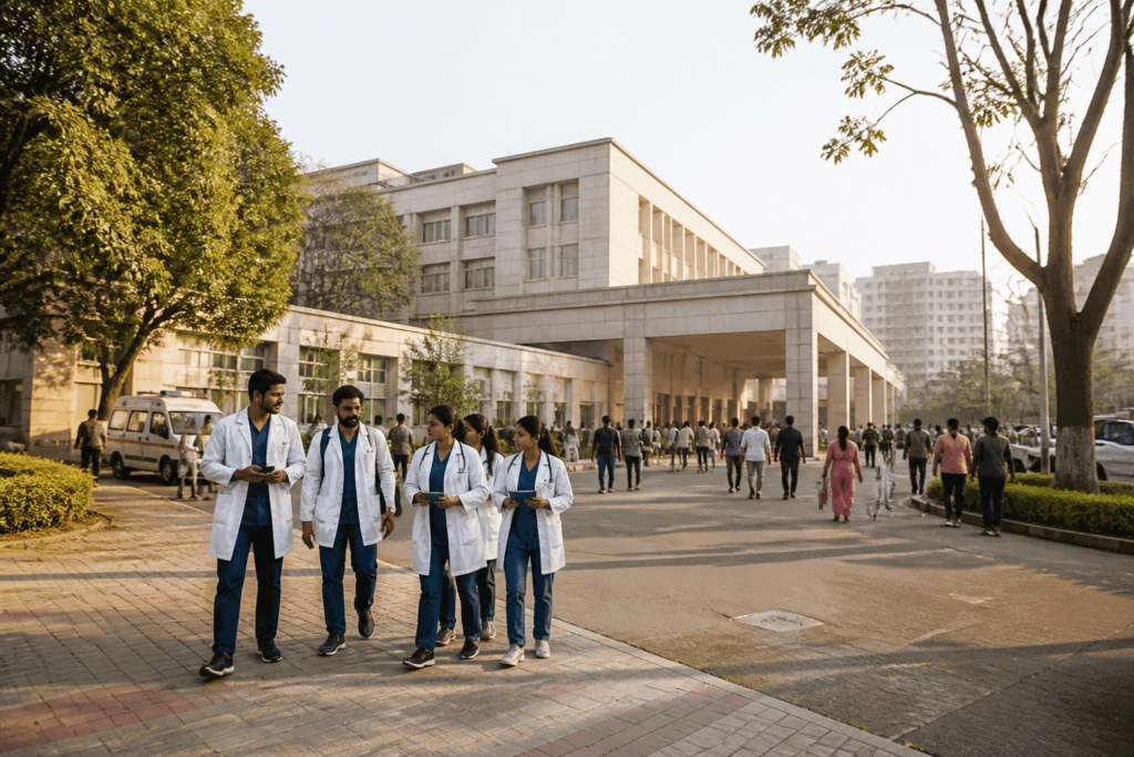 Pune ESIC Medical College planned at an ESIC hospital, representing new medical education infrastructure.
