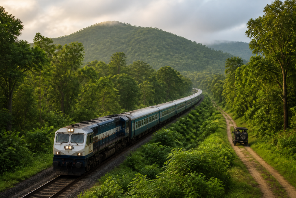 IRCTC wildlife tours from Mumbai linking rail travellers to Maharashtra tiger reserves
