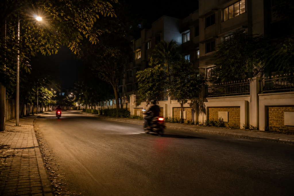 NIBM Annexe bike racing complaint highlights late-night traffic on a Pune residential road