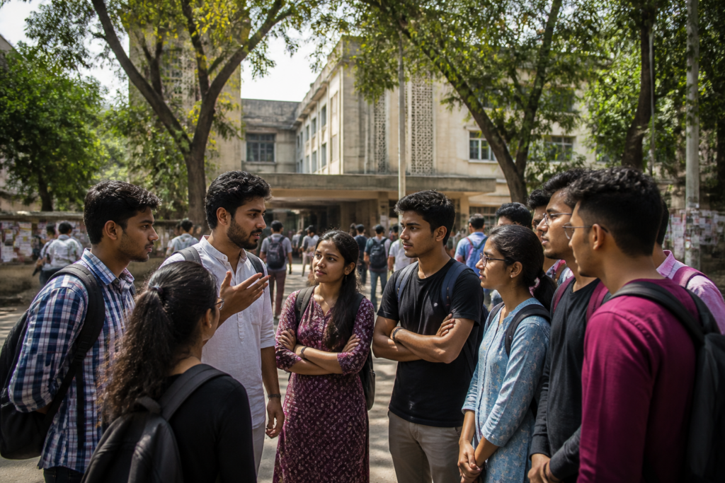 Maharashtra campus elections could return as students gather at a university campus