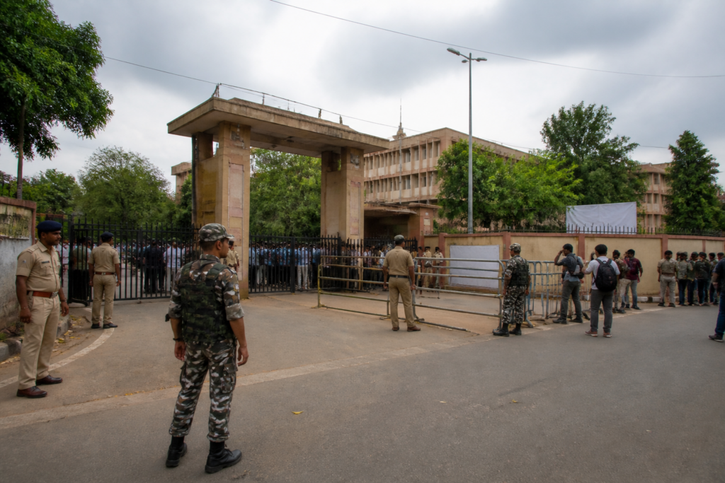 Bhubaneswar campus clash near Utkal University's Vani Vihar entrance