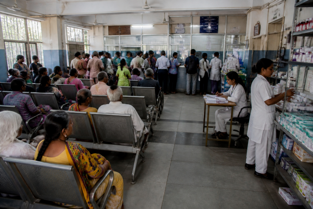 Telangana viral fever cases compared with outpatient readiness at a government hospital