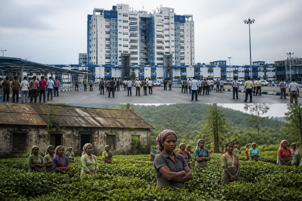 West Bengal government jobs announcement linked to public recruitment and north Bengal tea worker support