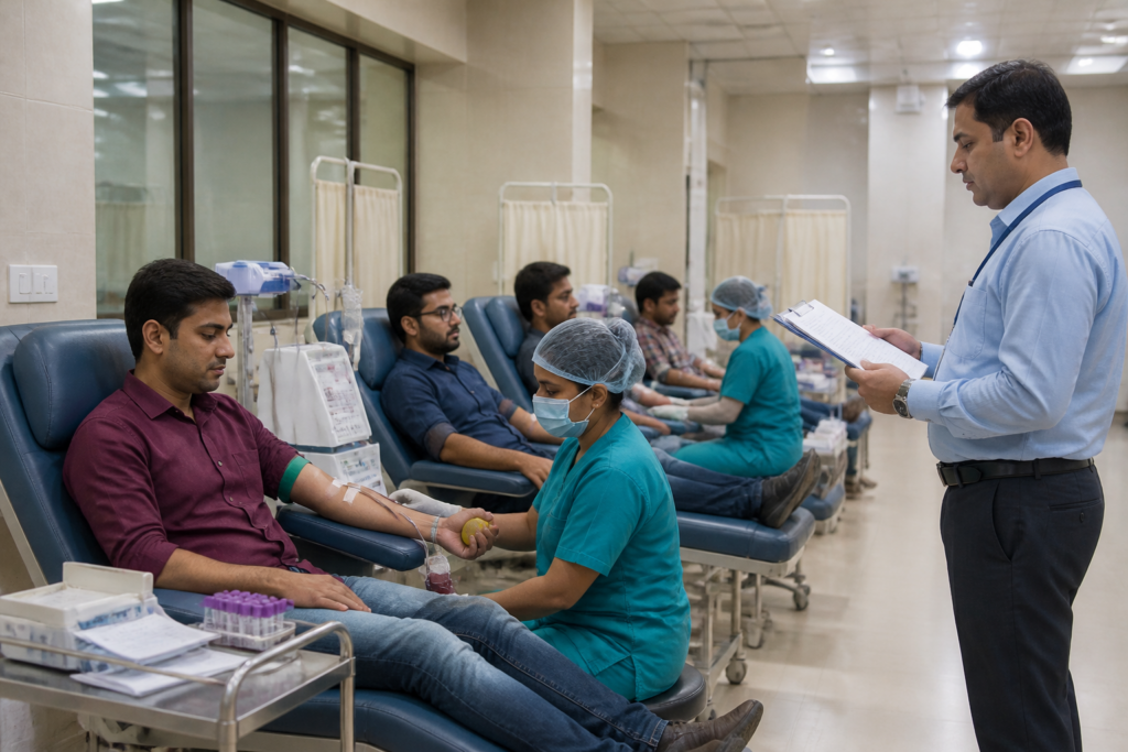 Mumbai blood banks under FDA action after gifts were given to blood donors at a camp