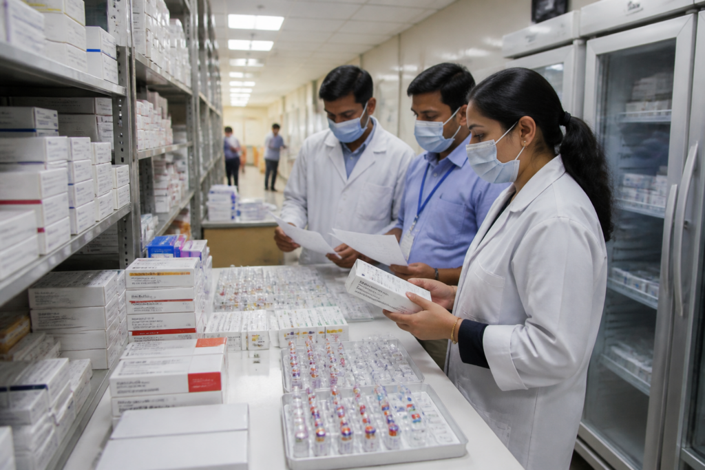 Delhi fake cancer drugs investigation involving cancer medicines in a government hospital
