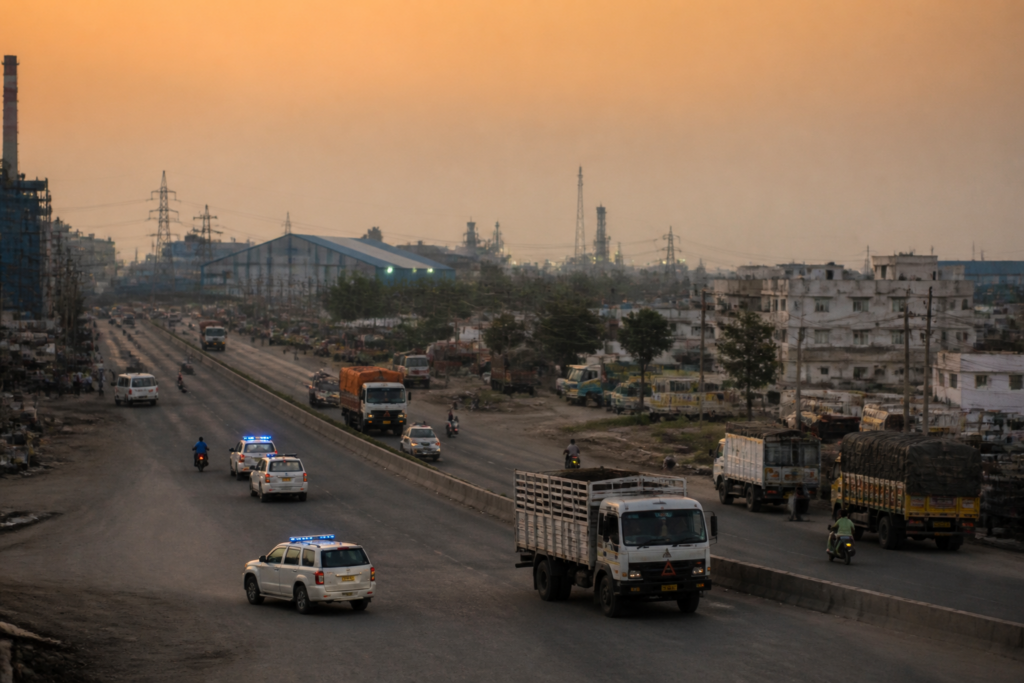 Gujarat crime suspects traced near an industrial town and highway corridor