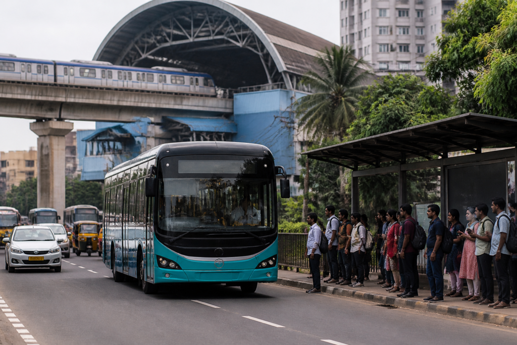 Chennai electric buses planned for MTC and Metro feeder services in the city