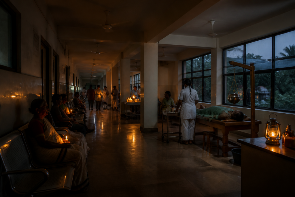 Palachuvadu Ayurveda Hospital in Piravom facing repeated power outages affecting patient care
