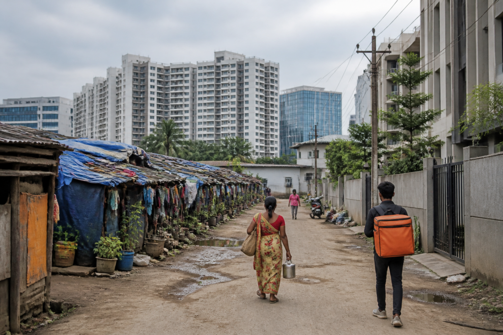 Bengali workers in Bengaluru living near apartment and technology districts