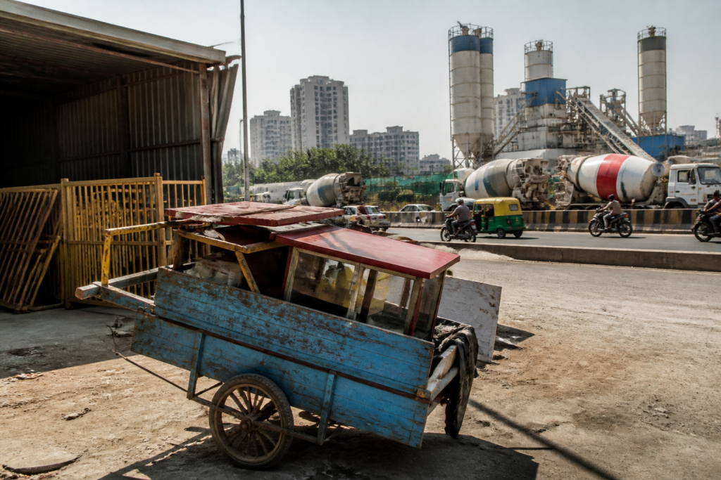 Ahmedabad AMC fine hike and RMC plant enforcement in an urban neighbourhood