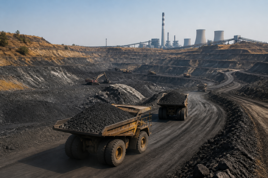 Singareni Collieries coal mine supplying fuel to Telangana thermal power plants