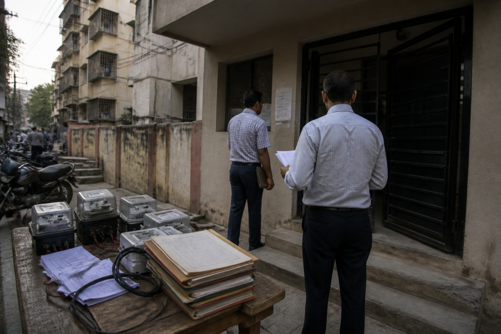 Hyderabad power engineer bribe case involving an ACB trap over electricity meters